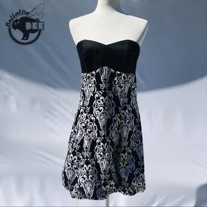 White House Black Market strapless bubble dress 6